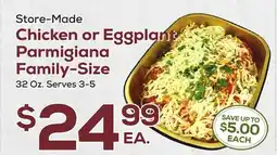 DeCicco & Sons Chicken or Eggplant Parmigiana Size offer