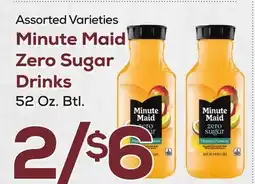 DeCicco & Sons Minute Maid Zero Sugar Drinks offer