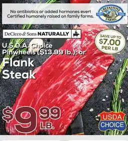DeCicco & Sons Flank Steak offer
