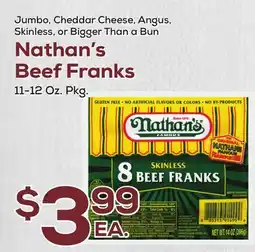DeCicco & Sons Nathan's Beef Franks offer