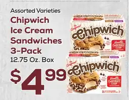 DeCicco & Sons Chipwich Ice Cream Sandwiches 3-Pack offer