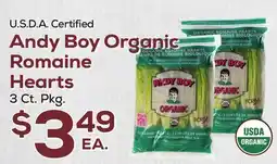 DeCicco & Sons Andy Boy Organic Romaine Hearts offer