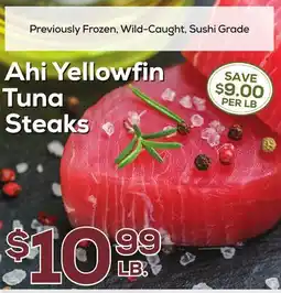 DeCicco & Sons Ahi Yellowfin Tuna Steaks offer