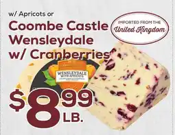 DeCicco & Sons Coombe Castle Wensleydale w/ Cranberries offer