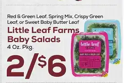 DeCicco & Sons Little Leaf Farms Baby Salads offer