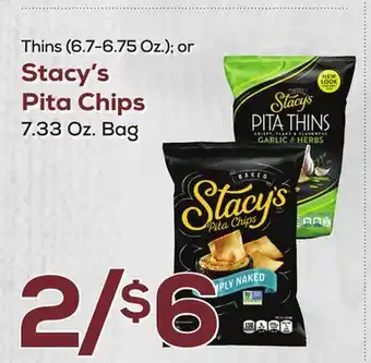 DeCicco & Sons Stacy's Pita Chips 7.33 Oz. Bag offer
