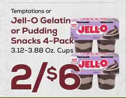 DeCicco & Sons Jell-O Gelatin or Pudding Snacks 4-Pack offer