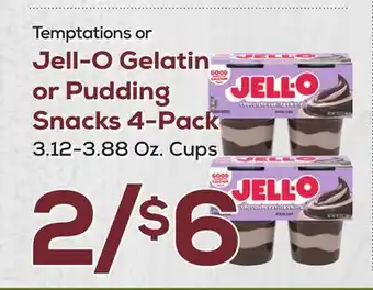 DeCicco & Sons Jell-O Gelatin or Pudding Snacks 4-Pack offer