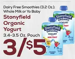 DeCicco & Sons Stonyfield Organic Yogurt offer