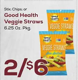 DeCicco & Sons Good Health Veggie Straws offer