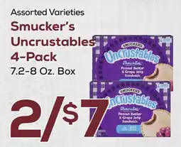 DeCicco & Sons Smucker's Uncrustables 4-Pack offer