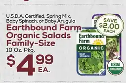 DeCicco & Sons Earthbound Farm Organic Salads Family-Size offer