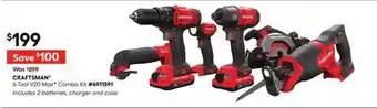 Lowe's 6-Tool V20 MaxF Combo Kit offer