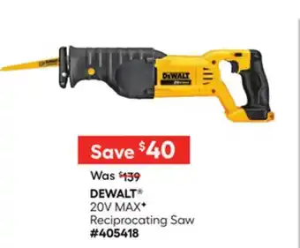 Lowe's 20V MAXF Reciprocating Saw offer