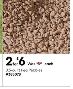 Lowe's 0.5-cu ft Pea Pebbles offer