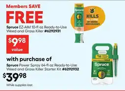 Lowe's Spruce EZ-AIM 10-fl oz Ready-to-Use Weed and Grass Killer offer