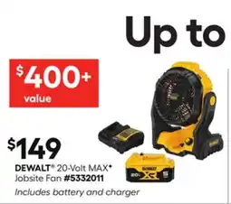 Lowe's 20-Volt MAXF Jobsite Fan offer