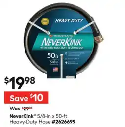 Lowe's 5/8-in x 50-ft Heavy-Duty Hose offer
