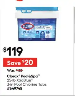 Lowe's Pool&Spa 25-lb XtraBlue 3-in Pool Chlorine Tabs offer