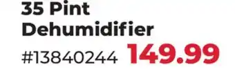 Runnings 35 Pint Dehumidifier offer