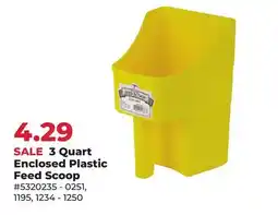 Runnings 3 Quart Enclosed Plastic Feed Scoop offer