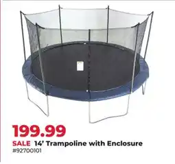 Runnings 14' Trampoline with Enclosure offer