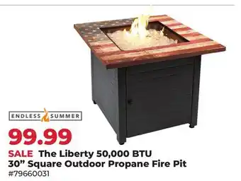 Runnings The Liberty 50, 000 BTU 30 Square Outdoor Propane Fire Pit offer