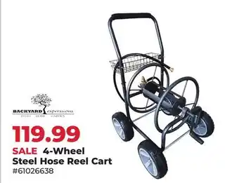 Runnings 4-Wheel Steel Hose Reel Cart offer