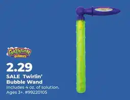 Runnings Twirlin' Bubble Wand offer
