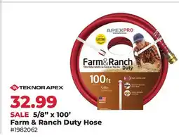 Runnings TEKNOR APEX 5/8 x 100' Farm & Ranch Duty Hose offer