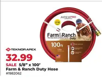 Runnings TEKNOR APEX 5/8 x 100' Farm & Ranch Duty Hose offer