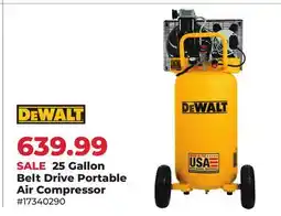 Runnings 25 Gallon Belt Drive Portable Air Compressor offer
