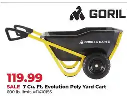 Runnings 7 Cu. Ft. Evolution Poly Yard Cart offer