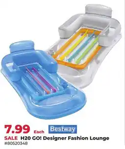 Runnings Bestway H20 GO! Designer Fashion Lounge offer
