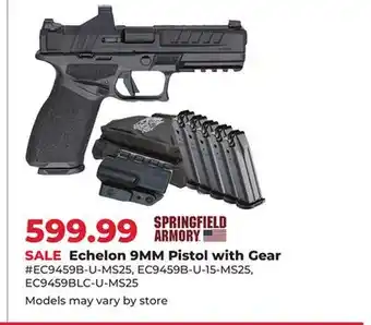 Runnings Echelon 9MM Pistol with Gear offer