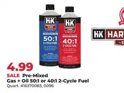 Runnings Pre-Mixed Gas + Oil 50:1 or 40:1 2-Cycle Fuel offer