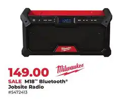 Runnings M18 Bluetooth Jobsite Radio offer