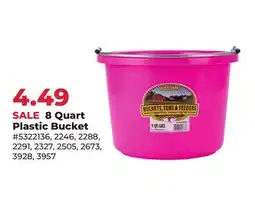 Runnings 8 Quart Plastic Bucket offer