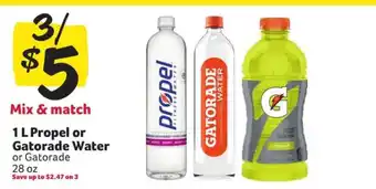 Winn Dixie Propel or Gatorade Water or Gatorade offer