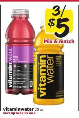 Winn Dixie Vitaminwater offer