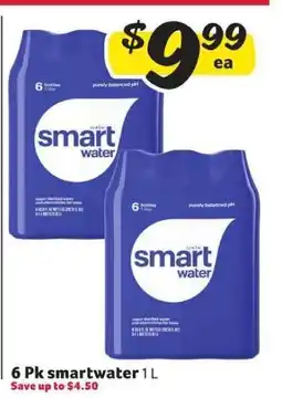 Winn Dixie 6 Pk smartwater 1 L offer
