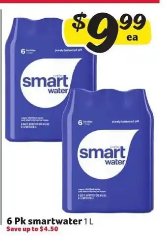 Winn Dixie 6 Pk smartwater 1 L offer