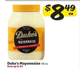 Winn Dixie Duke's Mayonnaise offer
