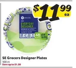 Winn Dixie SE Grocers Designer Plates offer