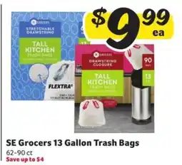 Winn Dixie SE Grocers 13 Gallon Trash Bags offer