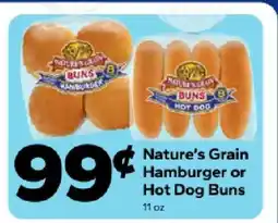 Save a Lot Nature's Grain Hamburger or Hot Dog Buns offer