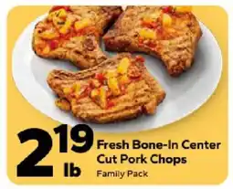 Save a Lot Fresh Bone-In Center Cut Pork Chops offer