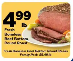 Save a Lot Fresh Boneless Beef Bottom Round Roast offer