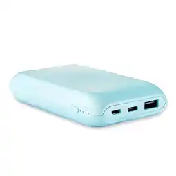 Walmart onn. 8,000 mAh Portable Battery with USB-C/Micro-USB/USB ports, Aqua offer