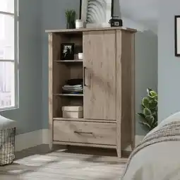 Walmart Sauder Summit Station Armoire, Laurel Oak Finish offer